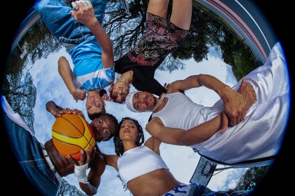 Group of People playing basketball